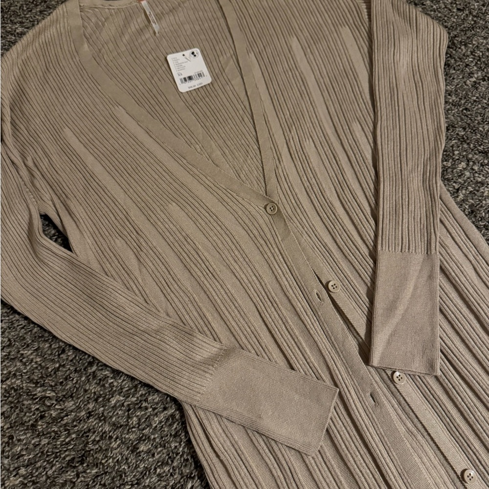Free People Longline Cardigan